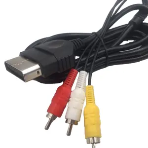 1,8 м черные кабели RCA AV кабель для Xbox 360