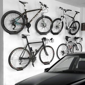 Suspensión de pedal de pared para bicicleta con ángulo de soporte y almohadillas de protección de pared Soporte de pared para bicicleta - Product Image 2