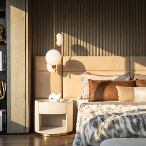 Orangefurn, modelo 3D, diseño llave en mano, ático, dormitorio y sala de estar, solución de muebles para villas, uso doméstico general - Product Image 5