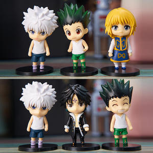6 unids/set 6-10CM Hunteres Q Ver figura de Anime de dibujos animados recoger Killua Zoldyck Hisoka <span class=keywords><strong>Kurapika</strong></span> - Product Image 2