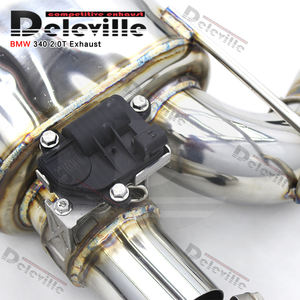 Silenciador controlado por Válvula de tubo de escape Catback de acero inoxidable OBM 304 pulido para <span class=keywords><strong>BMW</strong></span> B58 F30 340/340i F36 personalización - Product Image 2