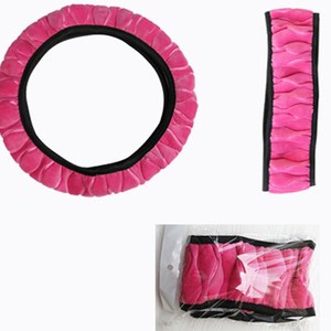 Micora Sin anillo interior, <span class=keywords><strong>funda</strong></span> elástica de felpa tridimensional ultrasuave para <span class=keywords><strong>volante</strong></span>, <span class=keywords><strong>funda</strong></span> para manillar de <span class=keywords><strong>coche</strong></span>, cálida para el invierno, cross-bo - Product Image 4