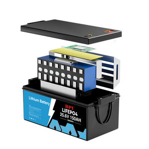 BPI высокоразрядный 25,6 В 100Ah литиевая батарея Lifepo4 легкая Быстрая зарядка BMS защита CE/RoHS сертифицированная 3000 - Product Image 2