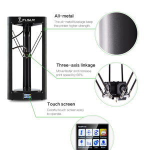 Imprimante 3D Flsun <span class=keywords><strong>QQ</strong></span> <span class=keywords><strong>S</strong></span> PRO Delta Kossel avec nivellement automatique, reprise de l'impression, carte TFT 32 bits pré-assemblée, Impressora 3d Drucker - Product Image 4