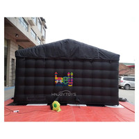 Tente de fête gonflable pour discothèque avec lumières, grande tente d'équipement de divertissement extérieur pour location de fêtes
