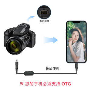 สายเคเบิลกล้องโซนี่ประเภทซีถึงมินิ 8P สายเคเบิลถ่ายโอนข้อมูล Otg สำหรับกล้องดิจิตอลแบบพกพา - Product Image 3