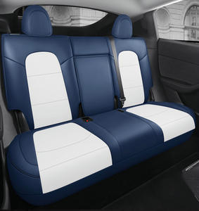 Housse de siège de <span class=keywords><strong>voiture</strong></span> en cuir nappa adaptée à la housse de siège Tesla Model 3Y et au coussin de siège General Motors - Product Image 5