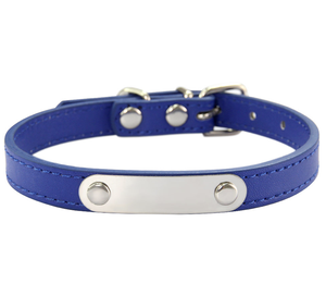 <span class=keywords><strong>Collar</strong></span> de Lujo para Perros y Gatos de Material PU con Grabado y Campana - <span class=keywords><strong>Collar</strong></span> para Mascotas Pequeñas - Product Image 4