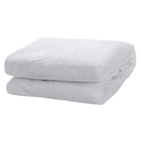 Ensemble de lit king size de haute qualité, protège-matelas imperméable en tissu éponge hypoallergénique, pour la maison et l'hôtel, en polyester