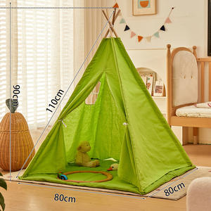 Tentes pour enfants en gros, peintes à la main, DIY, pour dessin et gribouillage, maison de jeu intérieure, activités parent-enfant en extérieur, mini-tente triangulaire - Product Image 6