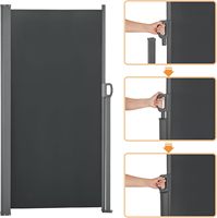Paravent pliable rétractable, auvent latéral imperméable et résistant aux UV, écran d'intimité extérieur pour patio et balcon, emballage pour vente par correspondance