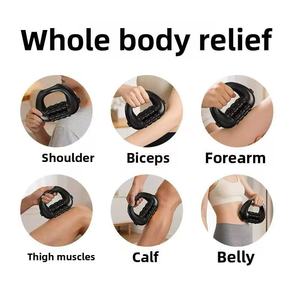 Masajeador percusivo recargable para piernas con 5 niveles de velocidad, masajeador eléctrico inalámbrico profundo, rodillo para alivio del dolor y relajación muscular - Product Image 5