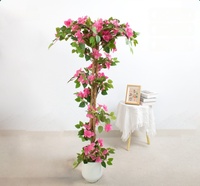 BF Fabrik Großhandel Hochrealistische Künstliche Bougainvillea 150cm Bäume Landschaftsgestaltung Blühende Pflanzen für Heim- und Einkaufszentrum-Dekoration