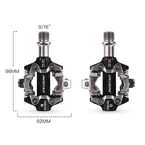 Pédales de vélo de montagne SPEEDONE PD-M7 en alliage d'aluminium, sans clip, double clip, qualité course tout-terrain - Product Image 1