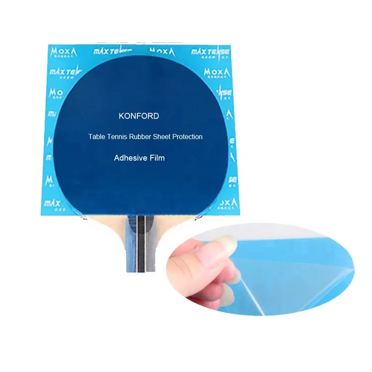 Schutz pingpong gummi film OEM fabrik großhandel günstige tischtennis gummi-schutz blatt pro folie