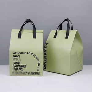 Custom Eco-Friendly Waterproof Non-Woven Fabric Cooler Tote Bags Letter Thermal Insulation <b>Lunch</b> Picnic Food Storage <b>Pack</b> Cool - Product Image 2