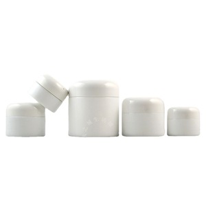 Envase de crema en frasco de vidrio blanco de 100g 60g 50g 30g 20g 15g para mascarilla facial, crema para ojos, botella recargable vacía, envase cosmético - Product Image 4