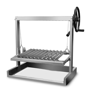 Stainless Steel Adjustable Portable Santa Maria &amp; <strong>Argentinian</strong> Style <strong>Grill</strong> for Camping and Outdoor Use - Product Image 5