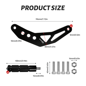 Woodniu Racein pour Surron Light Bee X : Nouvelles repose-pieds de stunt, repose-pieds CNC, supports de verrous de changement de vitesse pour Surron LBX - Product Image 3