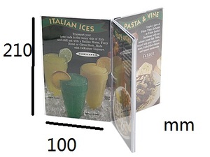 Modern Three-Sheet Acrylic <b>Display</b> <b>Stand</b> High-Sales Plastic Holder <b>for</b> Shop <b>for</b> Highlighting Menus and Posters <b>for</b> Food Shops - Product Image 6