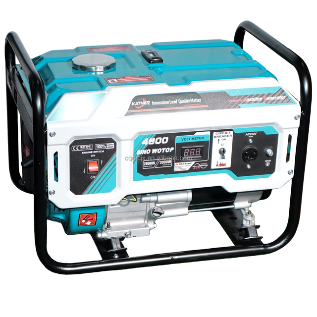 5kw Open Frame Diesel Generator Air Cooled Single Phase 50hz Alternator High Quality Portable 5kva Power Generator Factory Price