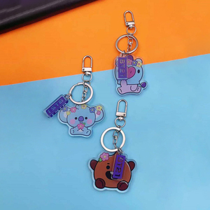 Spot for UV Printed PVC Plastic Cute Cartoon Star Image Peripheral Key Chain Pendant Backpack Bag Decorations Decoration - Product Image 3