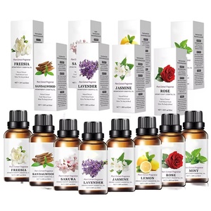Coffret cadeau personnalisé d'aromathérapie 100% huiles essentielles de menthe poivrée et d'eucalyptus d'arbre à thé lavande pure pour la relaxation et le sommeil - Product Image 1