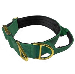 Collares de perro mascota acolchados de nailon con hebilla de metal dorado de excelente calidad - Product Image 3