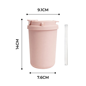 แก้วกาแฟแบบพกพา 2-in-1  แบบกำหนดเองได้ ใช้ซ้ำได้ เก็บอุณหภูมิ  ทำจากสแตนเลส - Product Image 4
