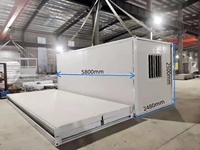 Cobertizo inflable para el hogar, contenedor extensible, cabina de casa para jardín, hoteles y centros turísticos, casa móvil, caravana, remolque hecho de acero