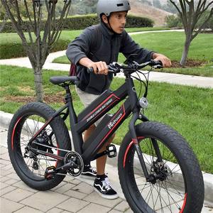 Livraison gratuite USA Entrepôt Spot Meilleur 48v 750w Alliage d'aluminium 120km Longue Portée Gros Pneu Mountain E Bike Ebike Vélo électrique - Product Image 5