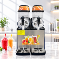 Machine à slush commerciale de comptoir, réservoir de 12 L, distributeur de jus glacé pour bar, kiosque, pâtisserie et magasin de boissons