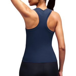 Camiseta Deportiva FOXA para Mujer, Espalda Cruzada, Cuello Racerback, Transpirable, Spandex, Poliéster, Ropa Deportiva para Yoga y Gimnasio - Product Image 1