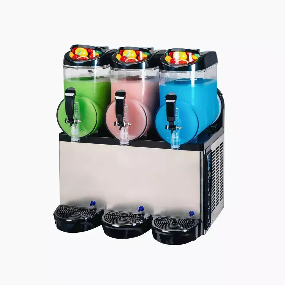Máquina de gelo para beber suco portátil 10Lx3 três tigelas fabricada na China à venda