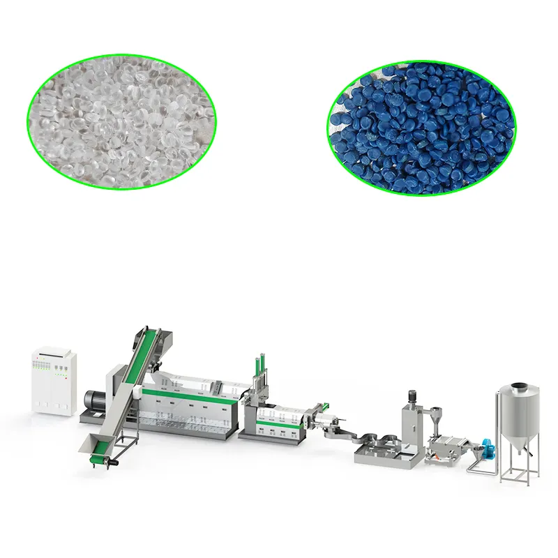 Lvhua LDPE HDPE 중국 새로운 기술 펠렛으로 플라스틱 회전 기계 재활용 플라스틱