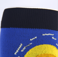 Yueli Offre Spéciale nouvelles chaussettes de Compression en cours d'exécution Mona Lisa chaussettes à motif de caractère personnalisées