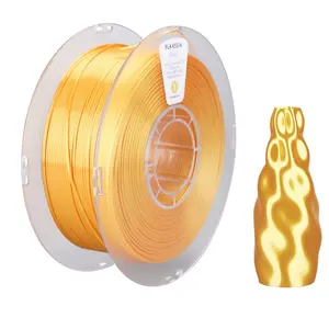 Silk Texture 3D Printing Materials Kexcelled Gold Plastic Pla Silk Pla+ Filamento For 3D Printing 1.75Mm 3Mm 1Kg
