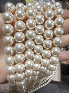 10Mm Sữa Trắng Kính Tròn Phòng Thí Nghiệm Tạo Ra Giả Ngọc Trai Lỏng Hạt Cho Tự Làm Vòng Cổ Làm - Product Image 6