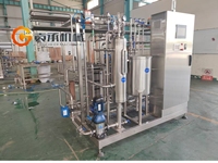 Mini boisson lait UHT pasteurisateur automatique jus de coco évaporateur industriel chute Film évaporateur pour noix de coco eau lait