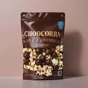 Pochette debout personnalisée 7G 14G 28G 120G en plastique Doypack pour emballage alimentaire sac de pop-corn anti-odeurs pour biscuits au caramel - Product Image 3