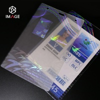 Pochettes de stratification thermique de carte d'identité d'hologramme personnalisées avec Logo UV Invisible