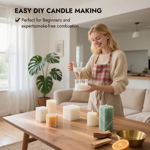 Prix ​​bas de la cire de soja biologique en vrac 10 kg Cire de soja naturelle Bougies parfumées Granulés pour la fabrication de bougies en moule - Product Image 3