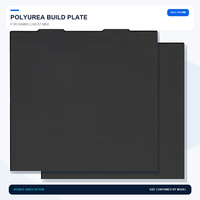 Placa de Impresión en Frío de Poliurea de 184x184 mm, Flexible, de Doble Cara, de Acero para Impresión 3D, para Impresora 3D Bambu Lab A1 Mini