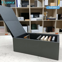 Boîte d'échantillons de carreaux de céramique de haute qualité valise en aluminium pour boîtes d'affichage d'échantillons de produits pour présentoir de chaussures en pierres