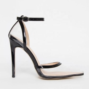 Sandali da Donna <span class=keywords><strong>con</strong></span> Tacco a Spillo in Vernice Rossa, Punta Affusolata e <span class=keywords><strong>Cinturino</strong></span> alla Caviglia, Scarpe Eleganti da Festa - Product Image 6