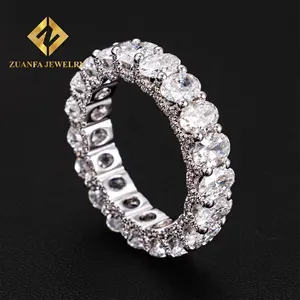 Unique Elegant Fire Jewelry 18k Solid Gold Luxury Bridal Wedding Jewelry Oval 30 Points Lab Grown Diamond Engagement Band Ring