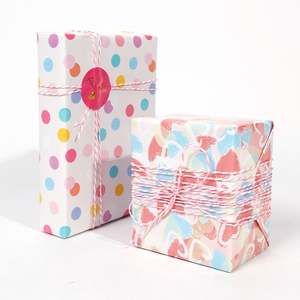 New Design Disposable Coated Silicone Kid Holiday Printed Gift <b>Wrapping</b> <b>Paper</b> 43x300cm Roll for Birthday Packaging - Product Image 6