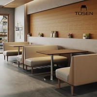 Ensemble table et chaises pour restaurant, salon de thé, et magasin de boissons froides, personnalisable pour usage commercial, sièges pour entreprises