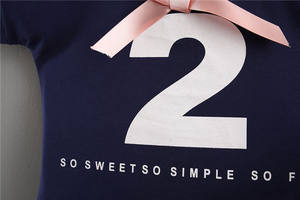 Conjunto de Dos Piezas: Camiseta con Estampado de Dios Hindú (60% Algodón, 40% Poliéster) y Falda de Tul para Niñas - Product Image 6