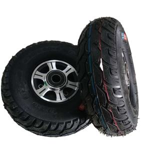 Mini motoneiges Roue de chariot à air en caoutchouc de 10 pouces 4.10 3.50-4 - Product Image 1